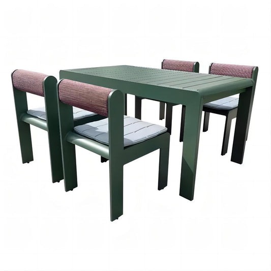 Aluminum Frame Garden Patio Dining Set